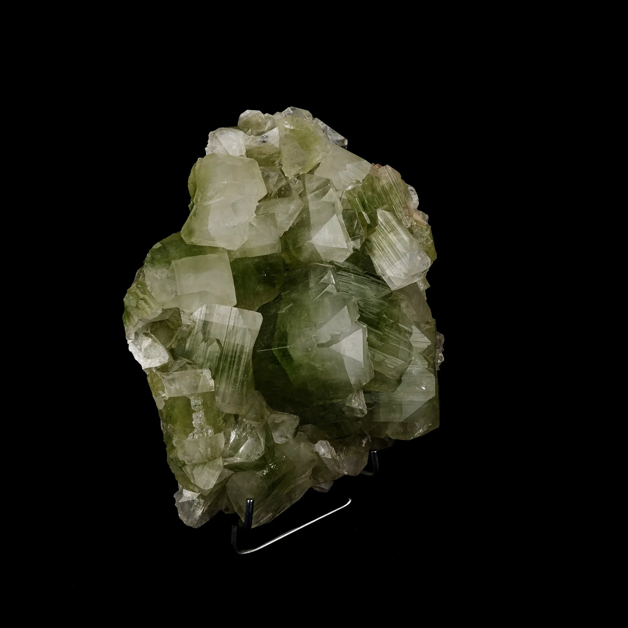 Bi- Color Apophyllite Pseudo Crystals Natural Mineral Specimen - image 2