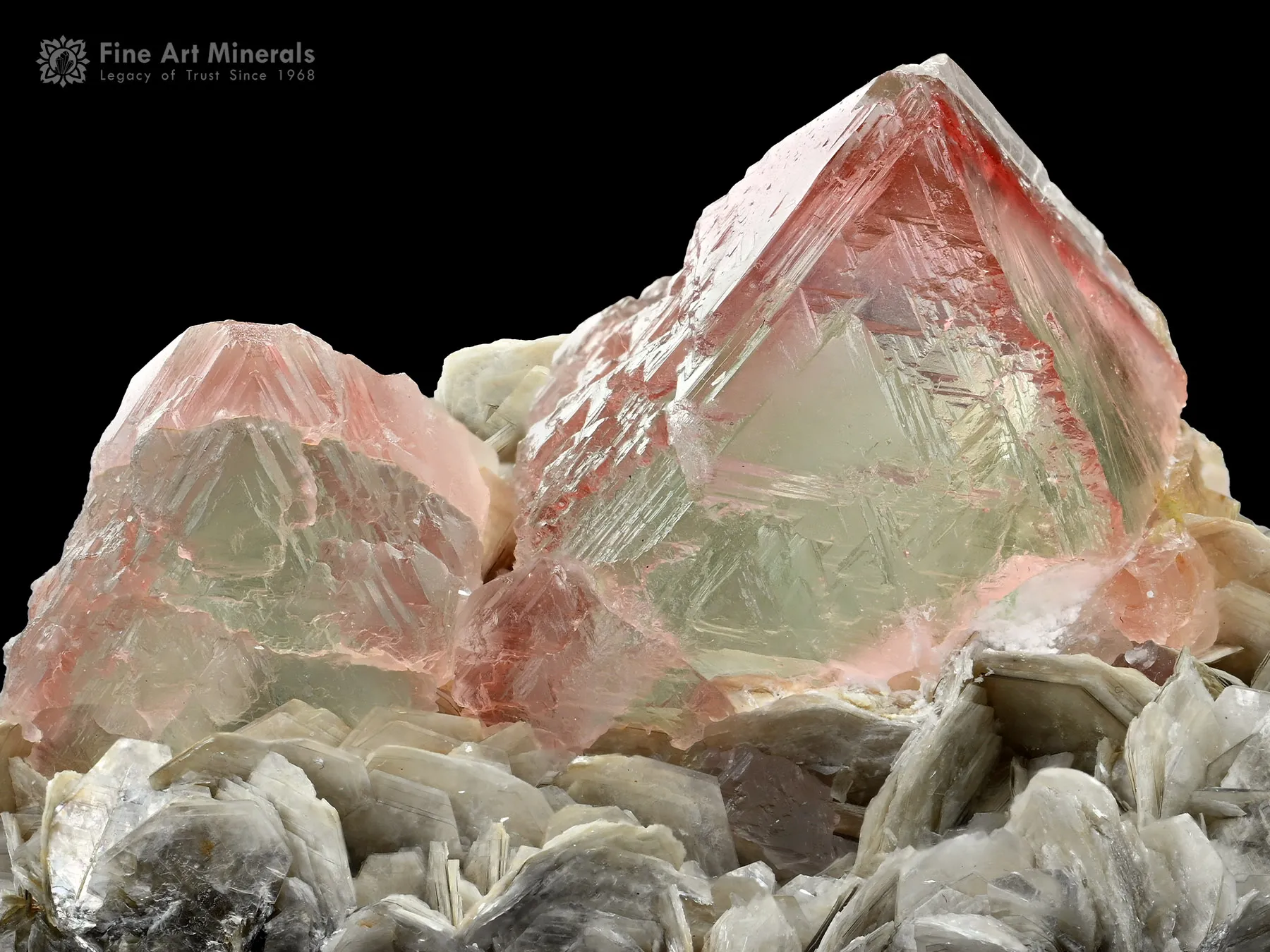 Bi Color Fluorite with Muscovite from Nagar Pakistan - image 3