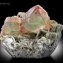 Bi Color Fluorite with Muscovite from Nagar Pakistan - image 2