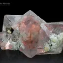Bi Color Fluorite with Pyrite from Pakistan - image 1