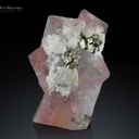 Bi Color Fluorite with Pyrite from Pakistan - image 2