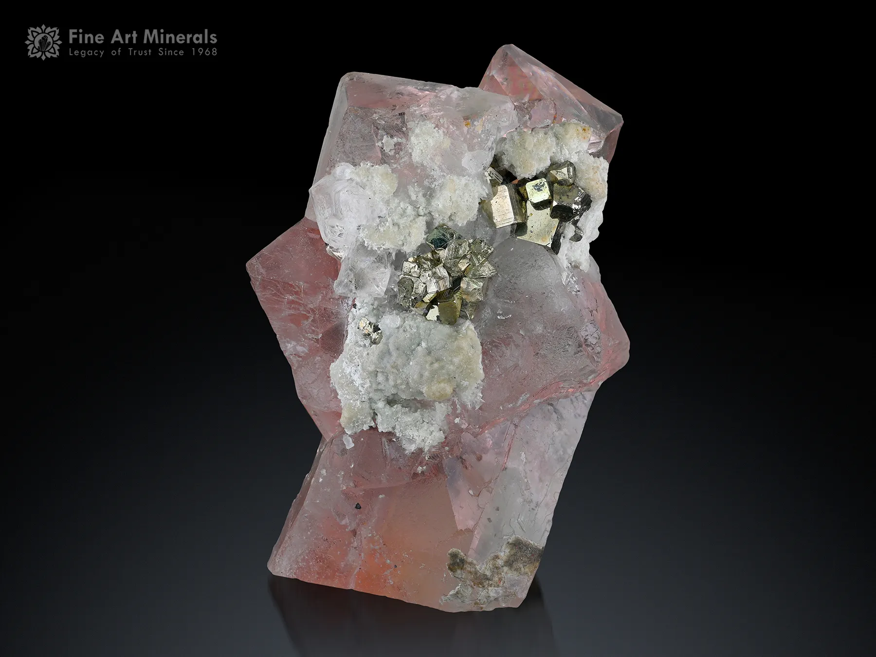 Bi Color Fluorite with Pyrite from Pakistan - image 2