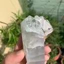 Bi color Kunzite Crystal with Skeletal Quartz and Tourmaline from Afghanistan - image 5