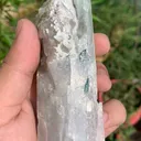 Bi color Kunzite Crystal with Skeletal Quartz and Tourmaline from Afghanistan - image 10