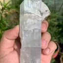 Bi color Kunzite Crystal with Skeletal Quartz and Tourmaline from Afghanistan - image 3
