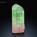 Bi Color Tourmaline Crystal from Paprok Afghanistan - image 2