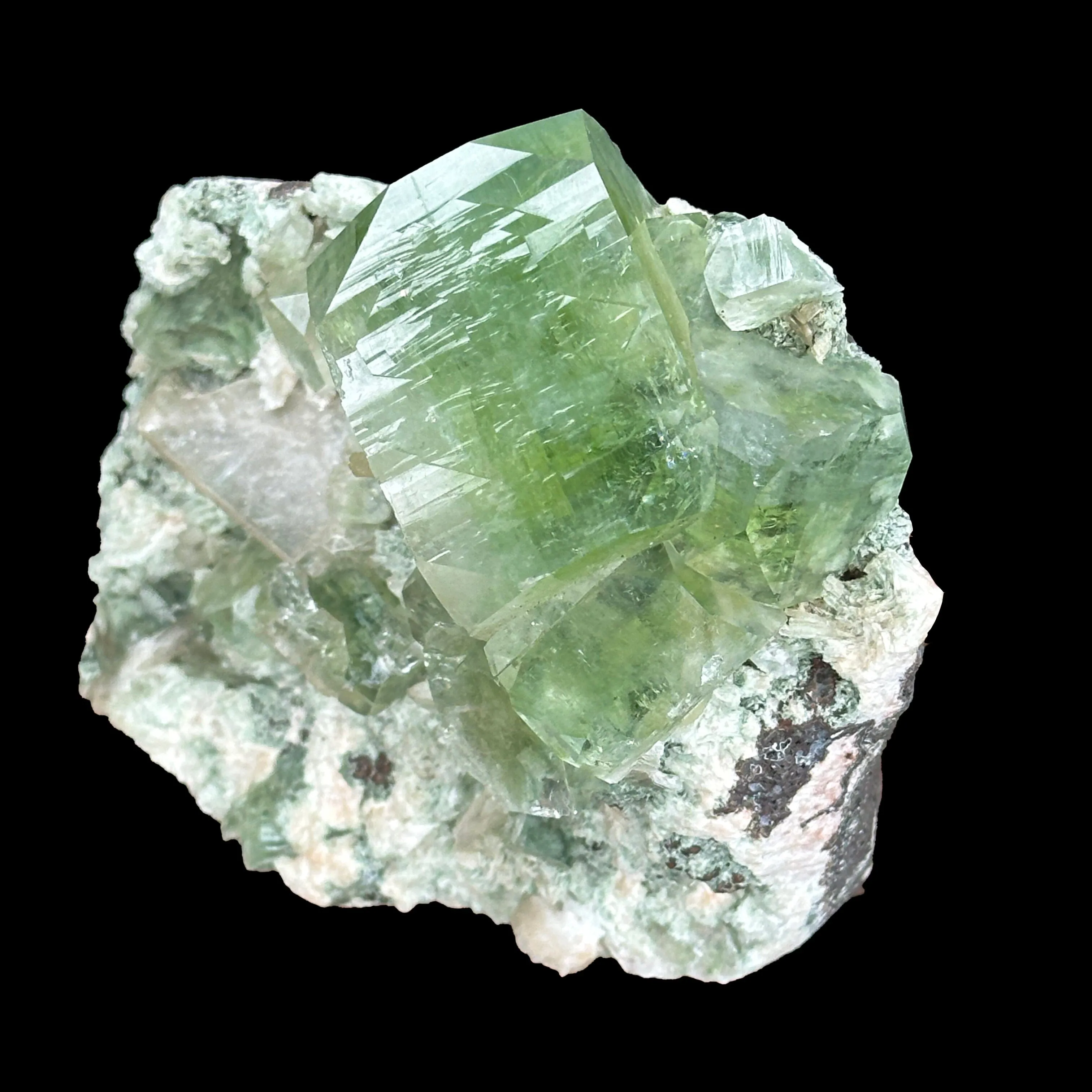 Bi-colored Fluorapophyllite and Stilbite Natural Mineral Specimen - image 2