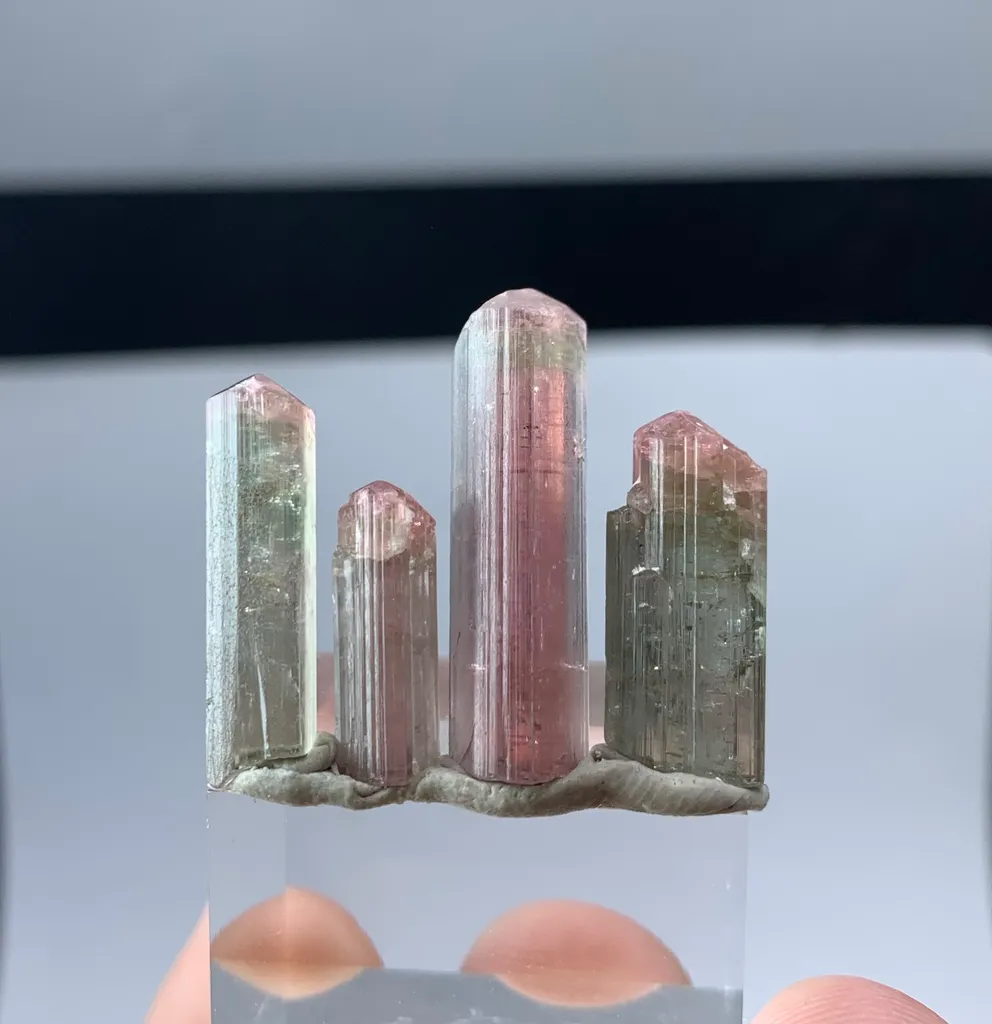 Bi Colour Tourmaline Crystals from Afghanistan - image 3