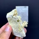 Bicolor Aqua var Morganite Crystal with Scholr Inclusions, Bicolor Beryl from Pakistan - image 2