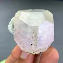 Bicolor Beryl, Aqua var Morganite Crystal with Hexagonal termionations from Afghanistan - image 3