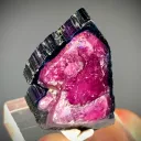 Bicolor Blue & Pink Tourmaline Slice, Bicolor Gem from Afghanistan - image 2