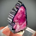 Bicolor Blue & Pink Tourmaline Slice, Bicolor Gem from Afghanistan - image 7