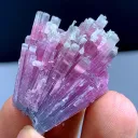 Bicolor Cotton Tourmaline Crystals Bunch, Tourmaline Mineral from Afghanistan - image 4