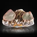 Bicolor Fluorite On Muscovite - image 2