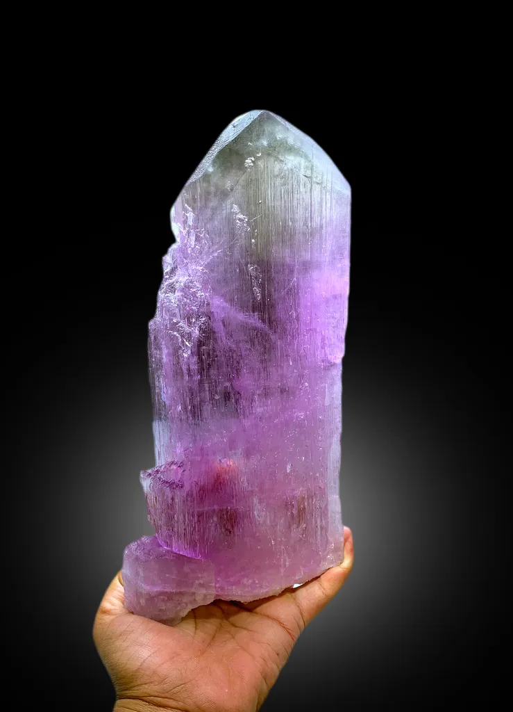Bicolor Kunzite Crystal from Afghanistan, 1905 gram image