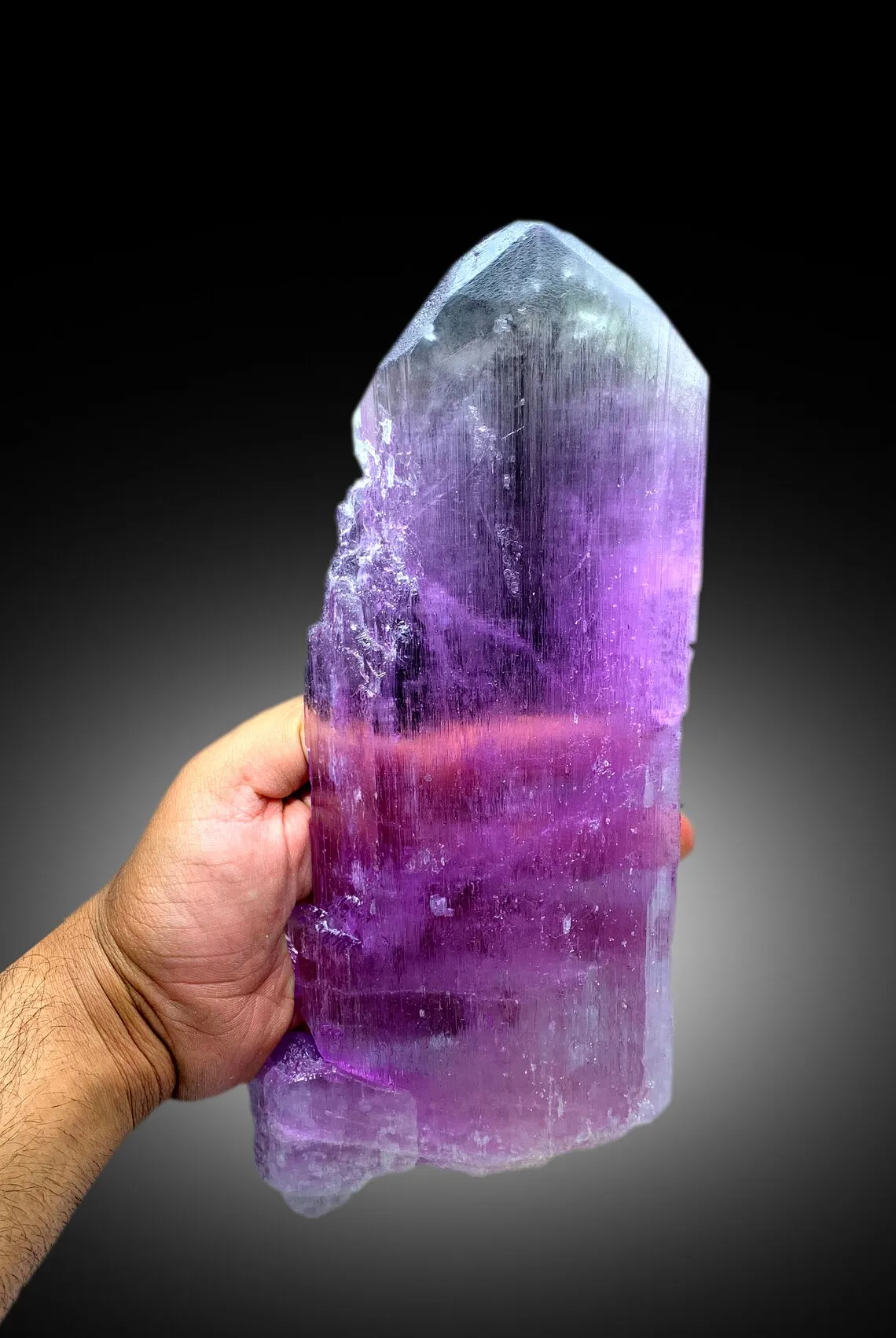 Bicolor Kunzite Crystal from Afghanistan, 1905 gram - image 4