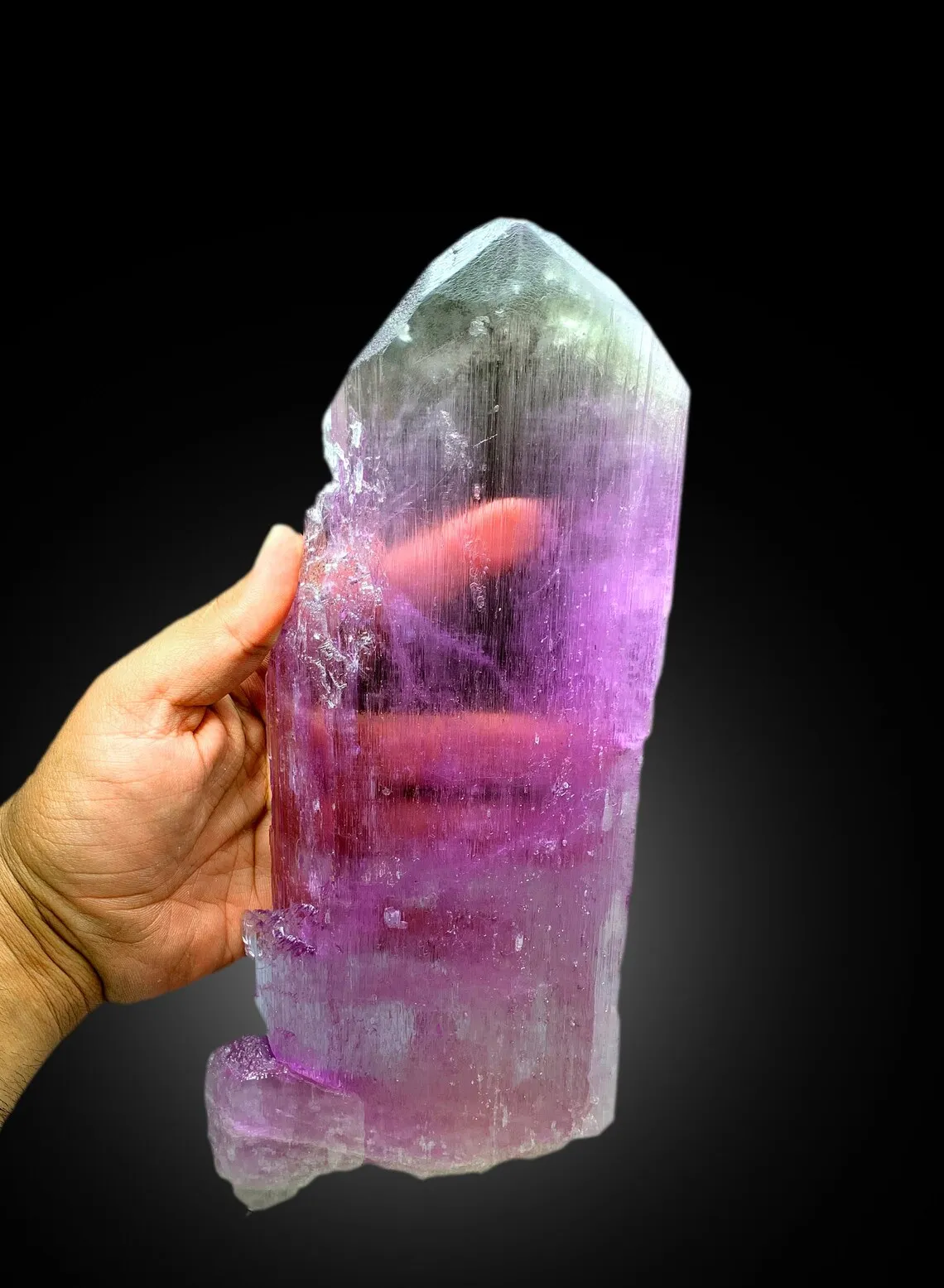 Bicolor Kunzite Crystal from Afghanistan, 1905 gram - image 3