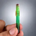 Bicolor Lipstick Tourmaline Crystal, Natural Collector Gems Stone Afghanistan - image 3