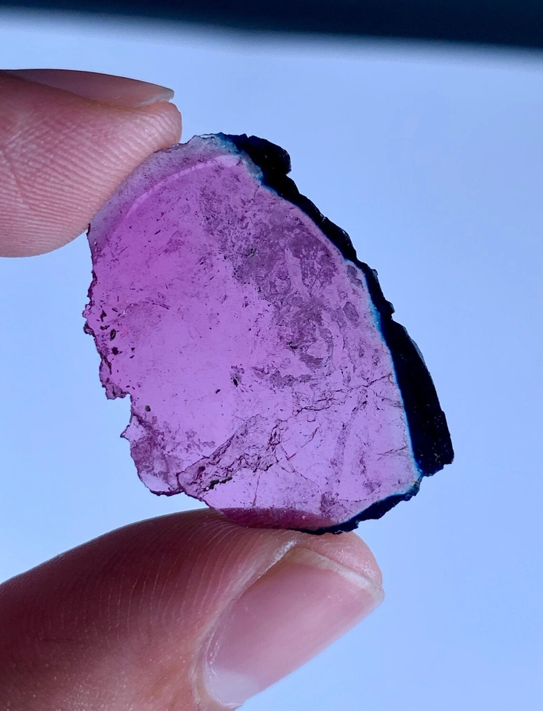 Bicolor Tourmaline Slice from Afghanistan image