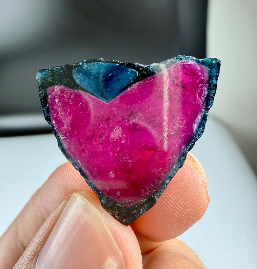 Bicolor Tourmaline Slice from Afghanistan - image 10