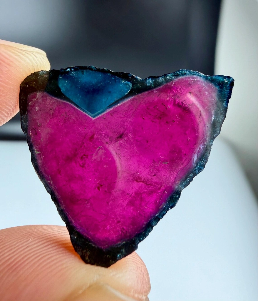Bicolor Tourmaline Slice from Afghanistan - image 5