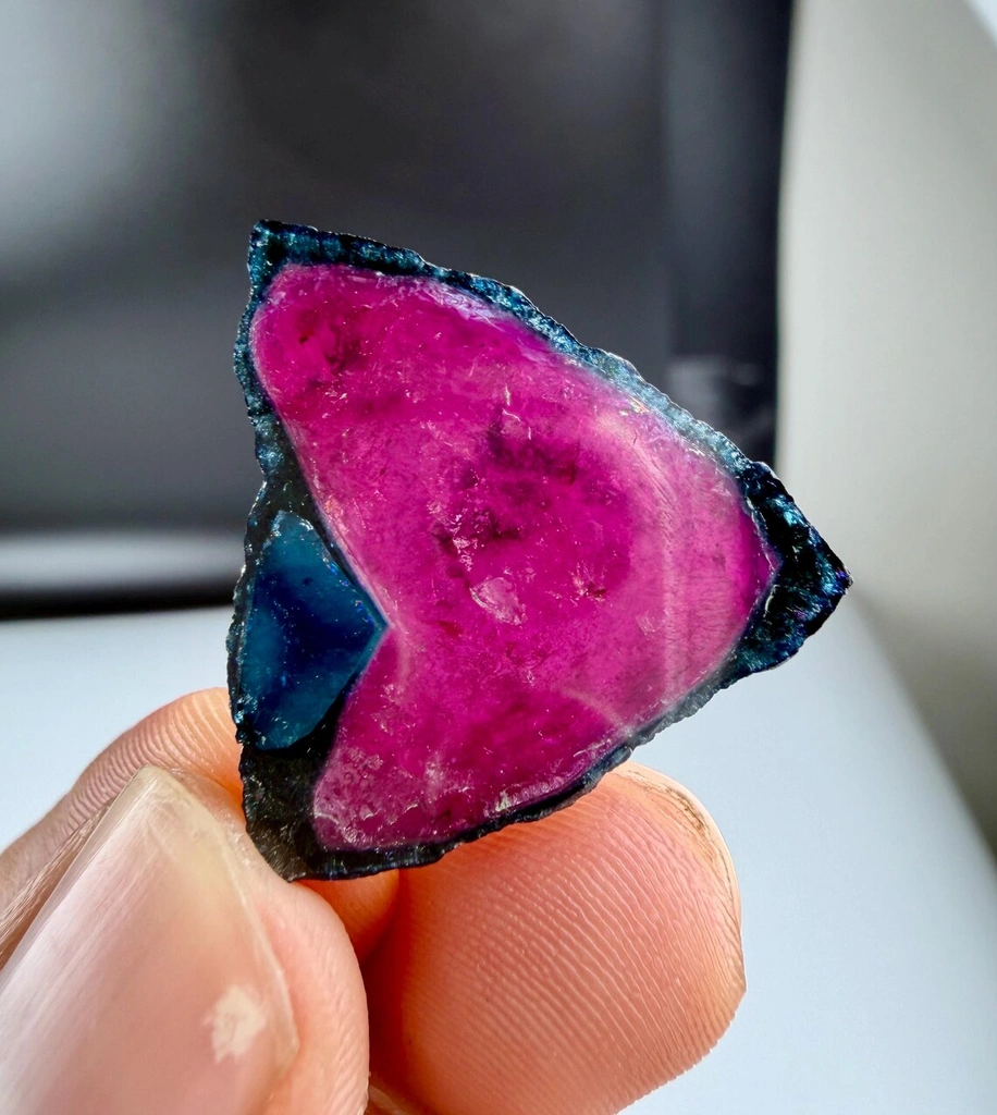 Bicolor Tourmaline Slice from Afghanistan - image 9