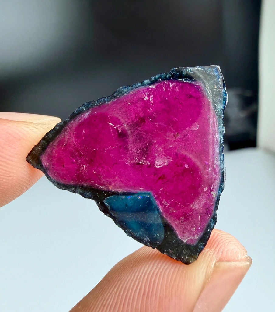 Bicolor Tourmaline Slice from Afghanistan - image 8