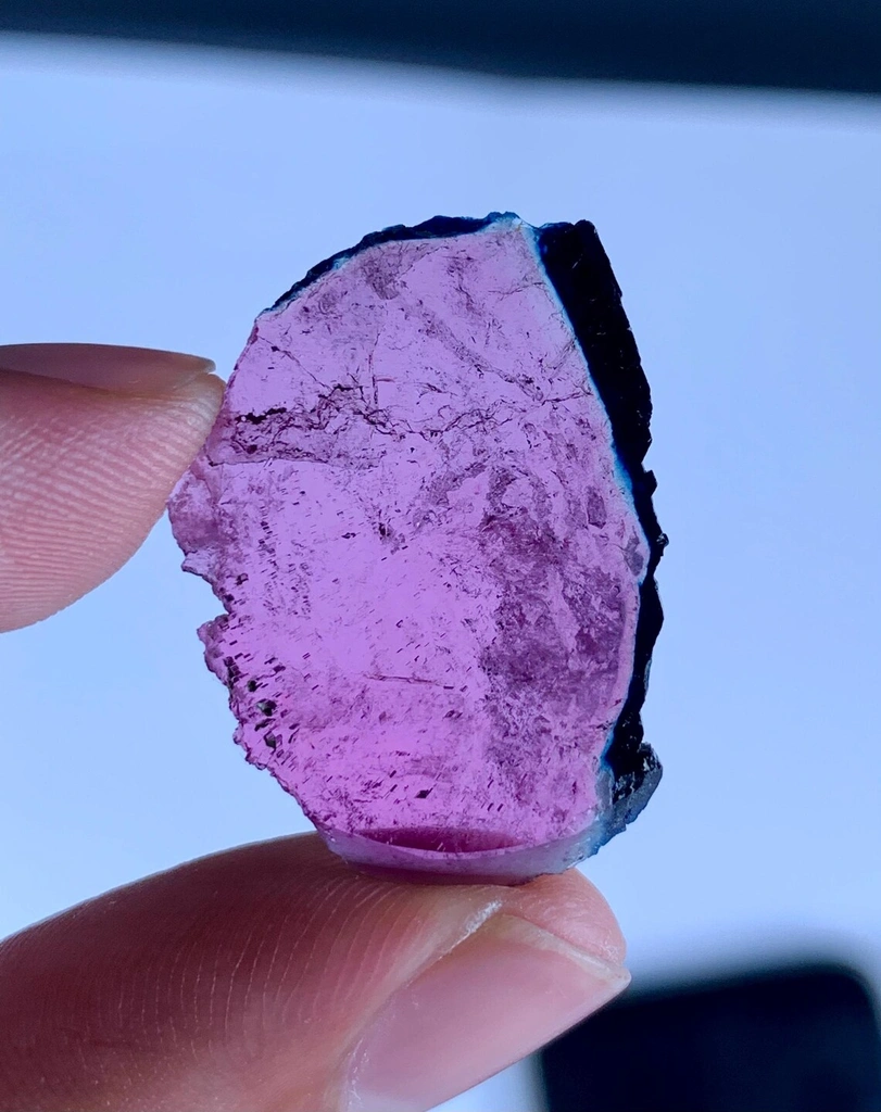 Bicolor Tourmaline Slice from Afghanistan - image 8