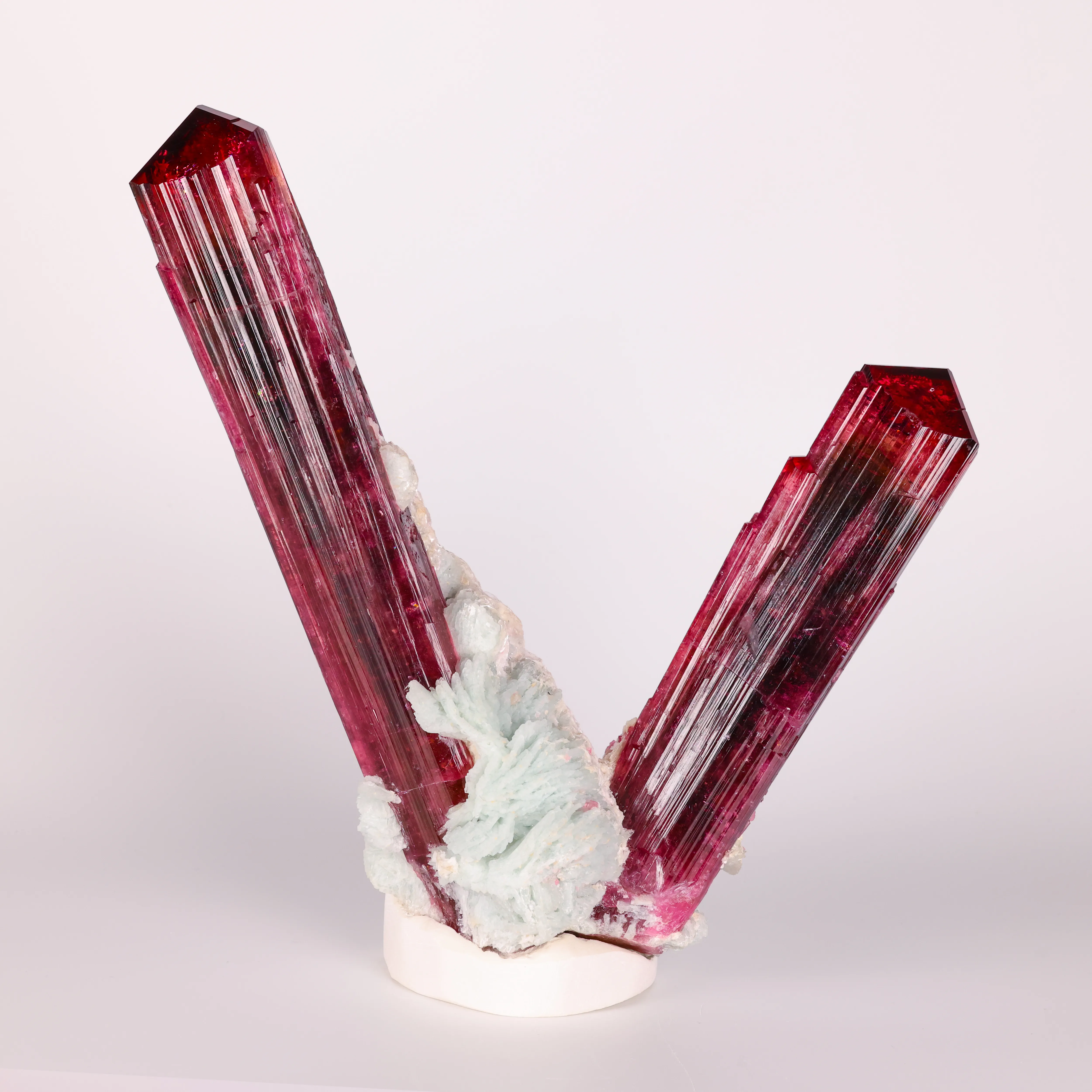 "Big Red V" Malkhan Tourmaline - image 1