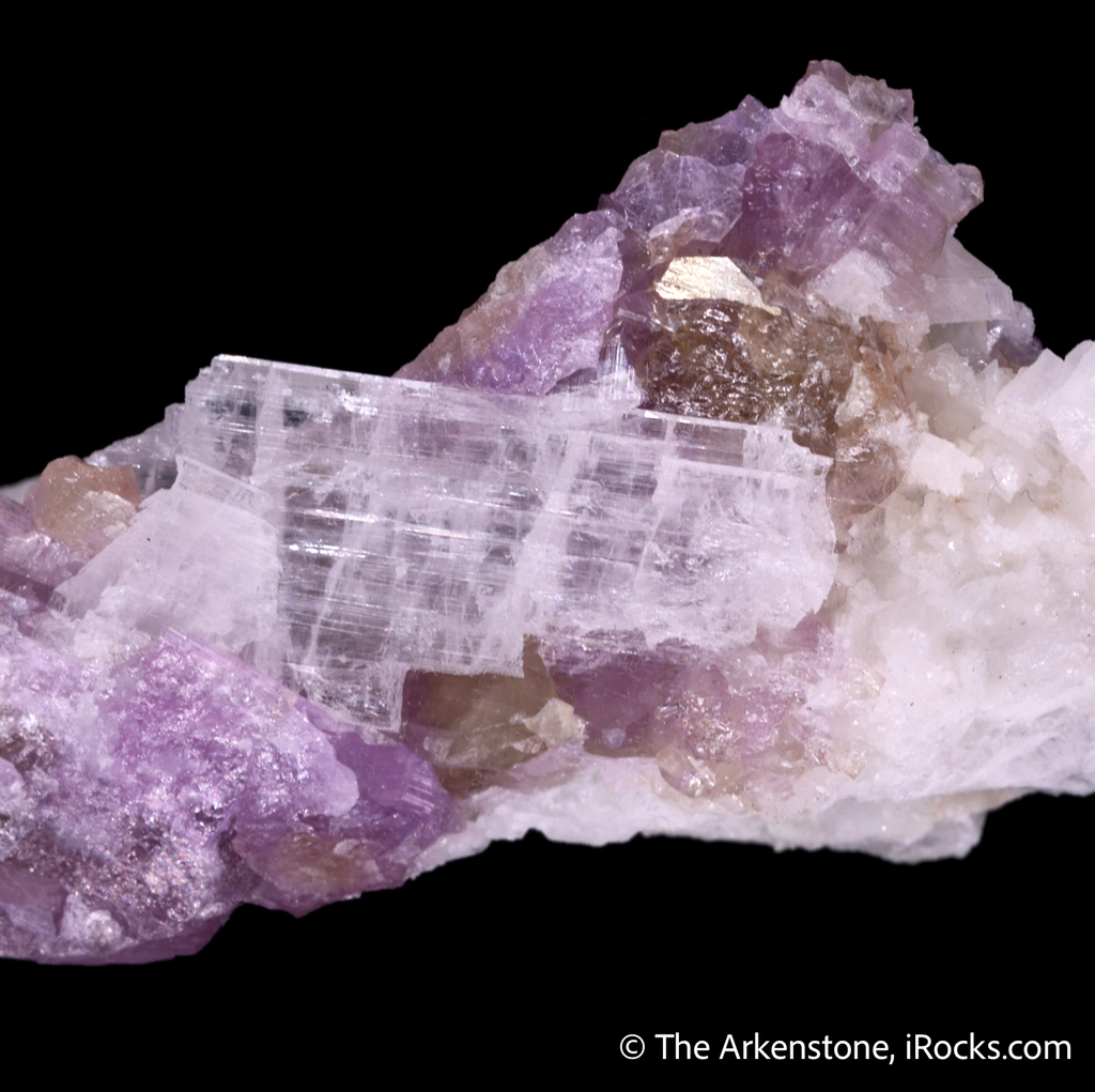 Bikitaite with Fluorapatite and Albite image