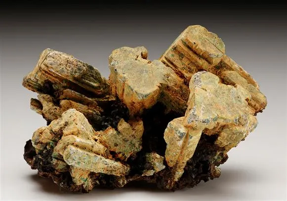 Bindheimite pseudomorph after Bournonite image