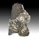 Birnessite after Serandite with Analcime - image 1