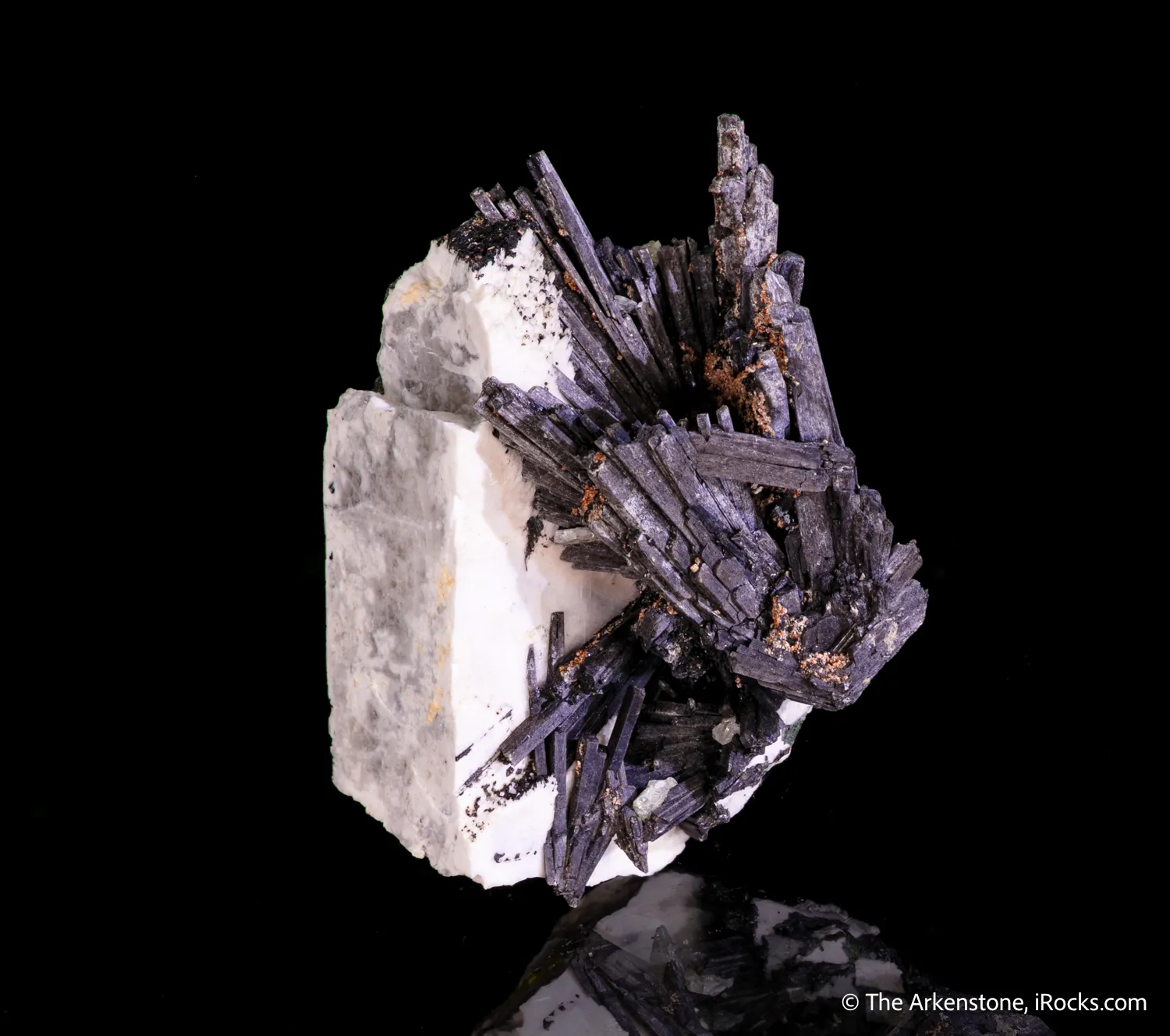 Birnessite ps. Serandite, Albite with Biotite - image 5