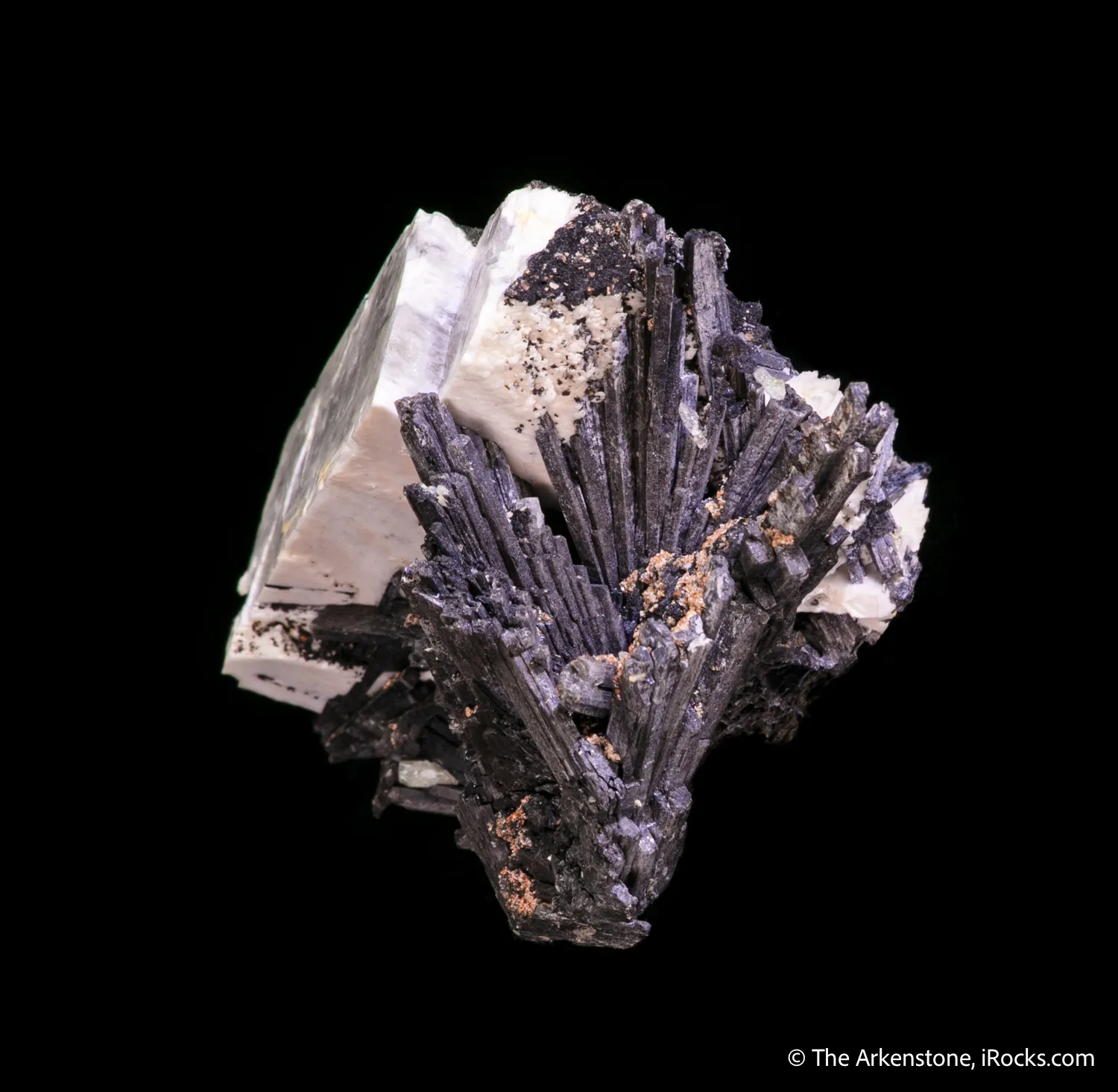 Birnessite ps. Serandite, Albite with Biotite - image 4
