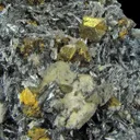 Bismuth Sulfosalts With Chalcopyrite, Tetrahedrite, and Siderite on Pyrite - image 4