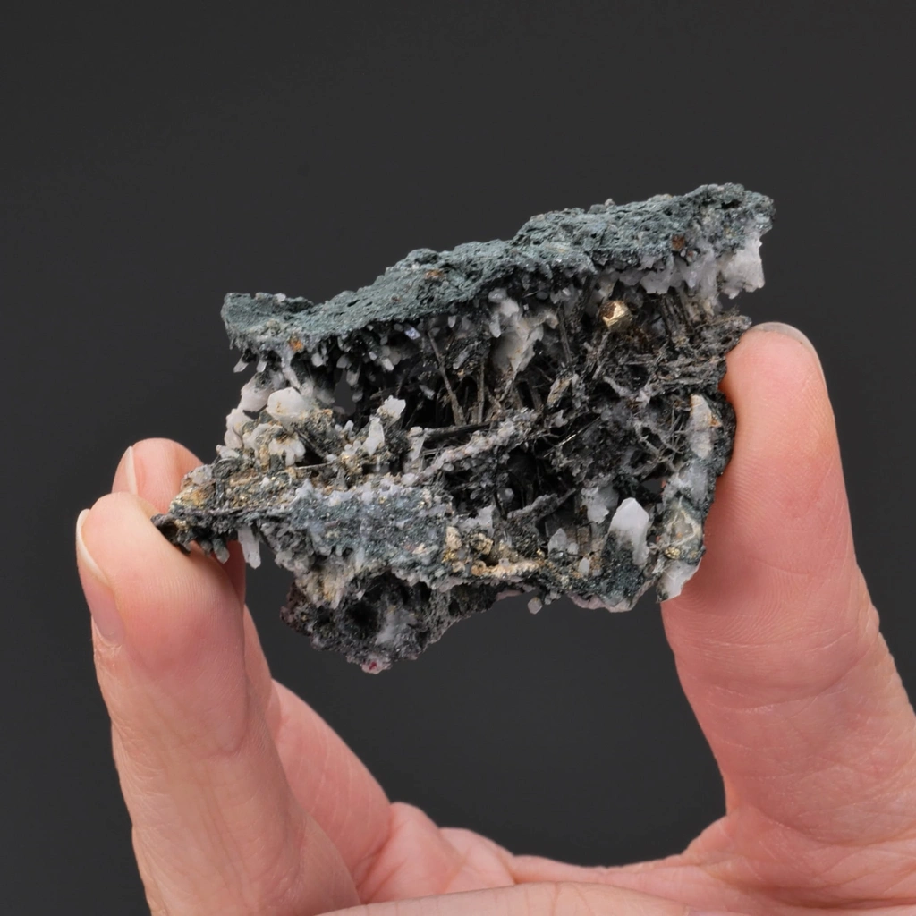 Bismuthinite from South Fowey Consols, England, UK - image 1