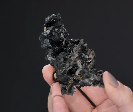 Bismuthinite with Cassiterite and Chalcopyrite