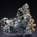 Bismuthinite with Cassiterite and Chalcopyrite - image 1