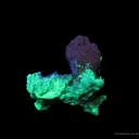 Bixbyite and Hyalite Opal (Fluorescent) - image 1