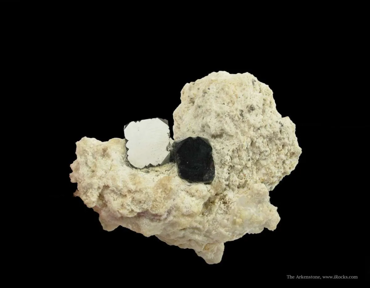 Bixbyite and Hyalite Opal (Fluorescent) - image 4