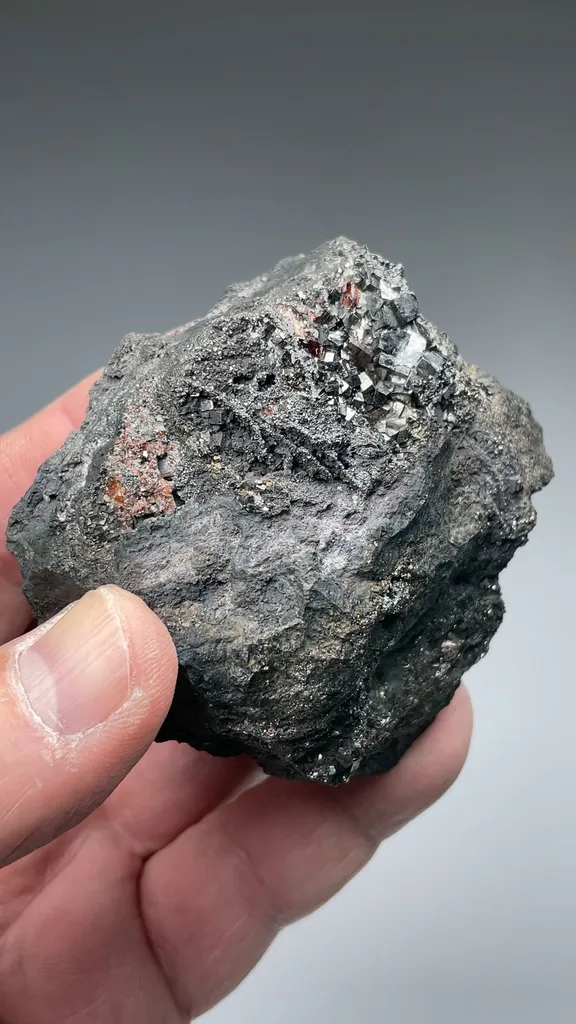 Bixbyite with Rhodonite, Todorokite - image 2