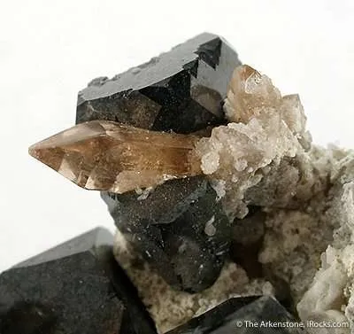 Bixbyite With Topaz - image 2