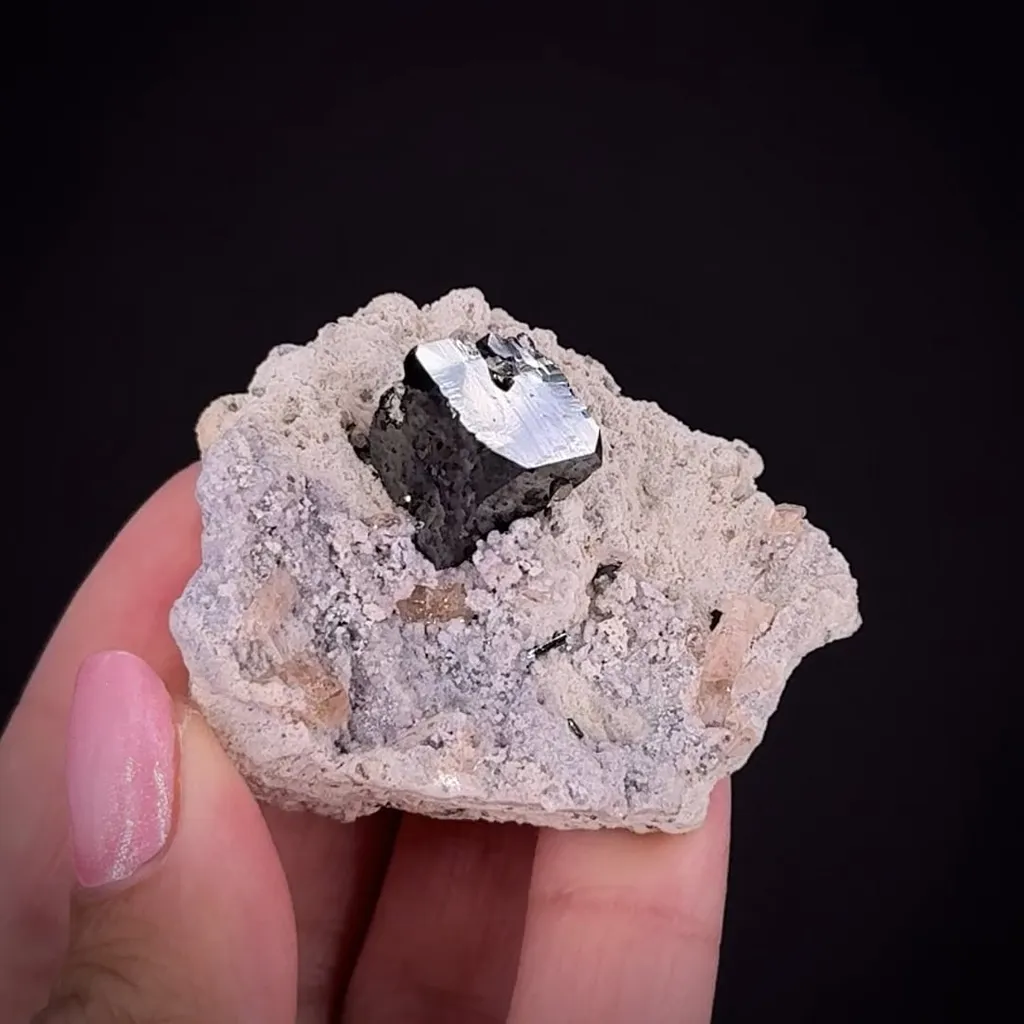 Bixbyite with Topaz - image 2
