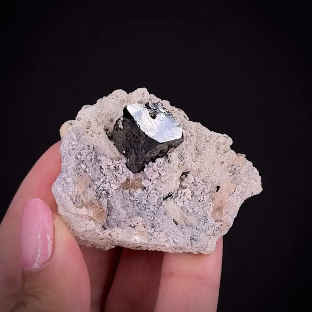 Bixbyite with Topaz - image 2