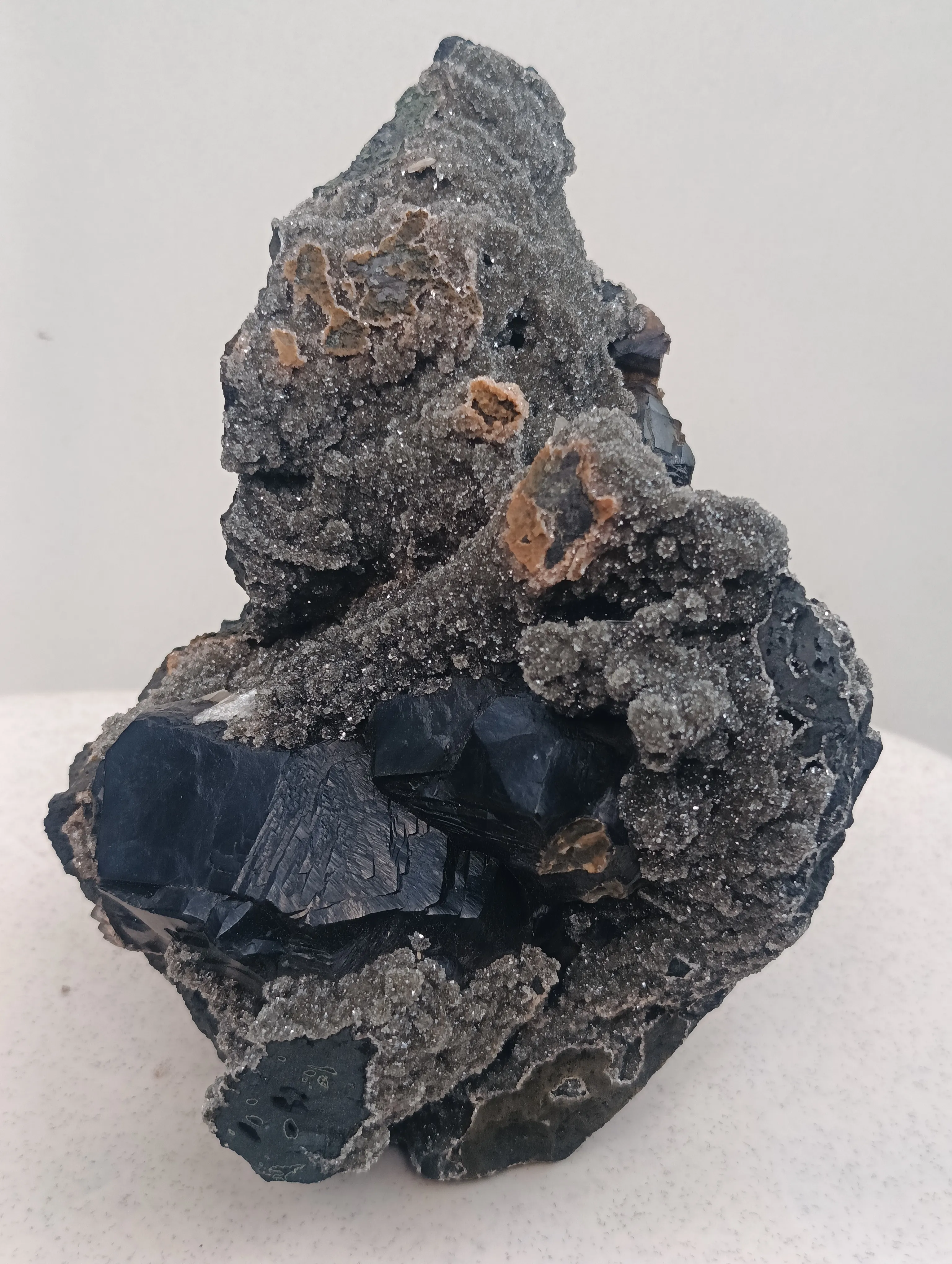 BLACK CALCITE   CHALCEDoNY  India, Madhya Pradesh, Khadakwani - image 3