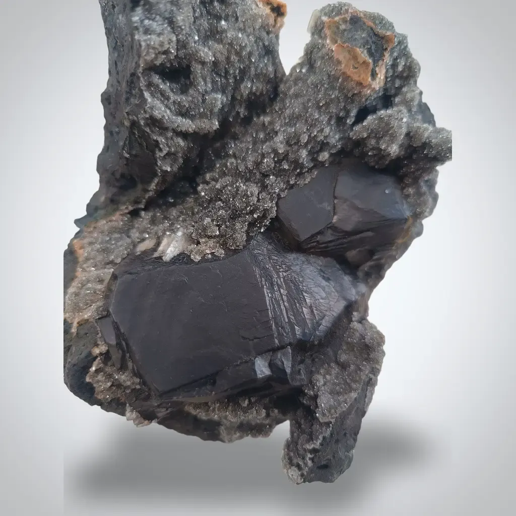BLACK CALCITE CHALCEDoNY India, Madhya Pradesh, Khadakwani - image 4