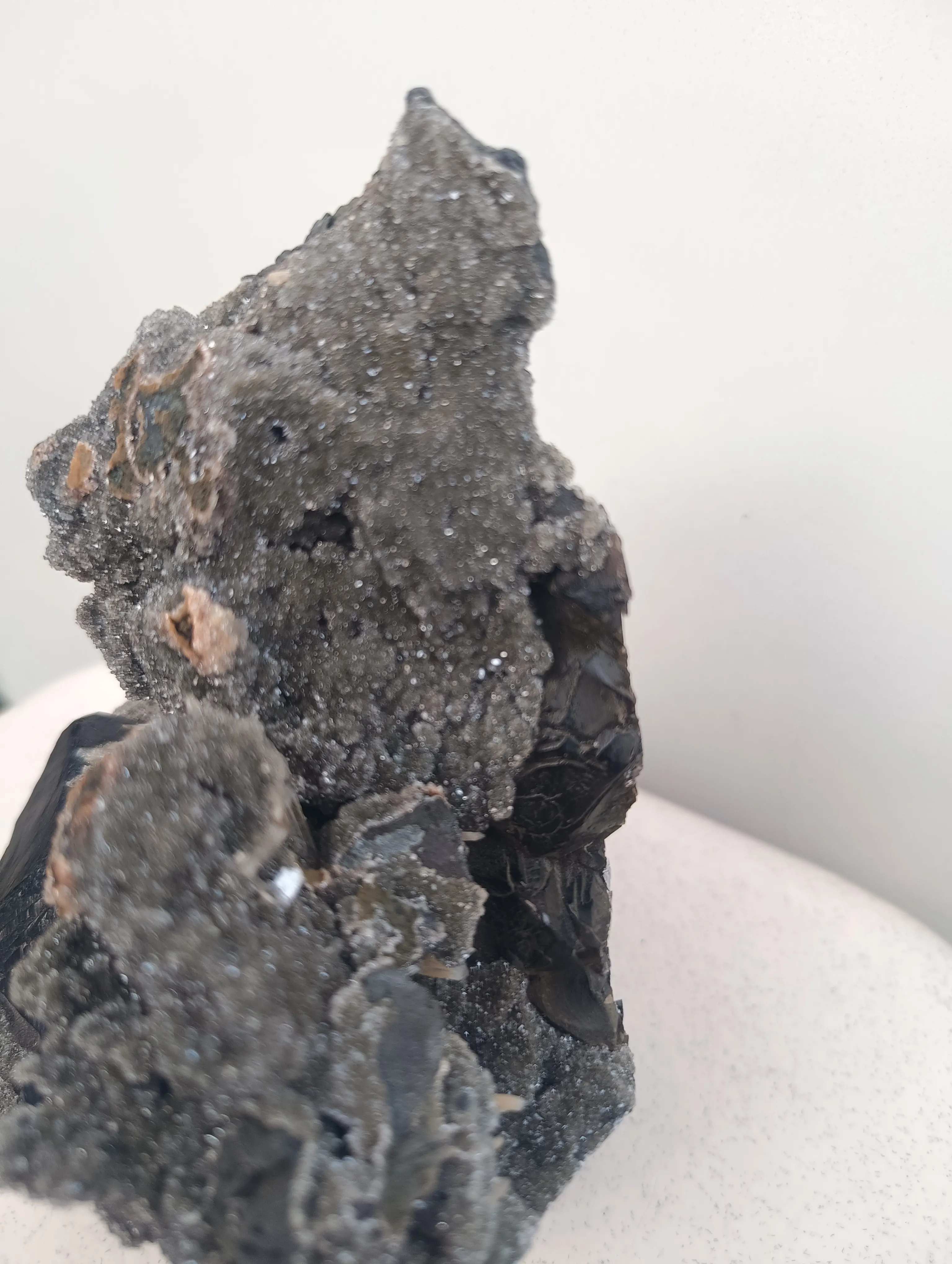 BLACK CALCITE   CHALCEDoNY  India, Madhya Pradesh, Khadakwani - image 7