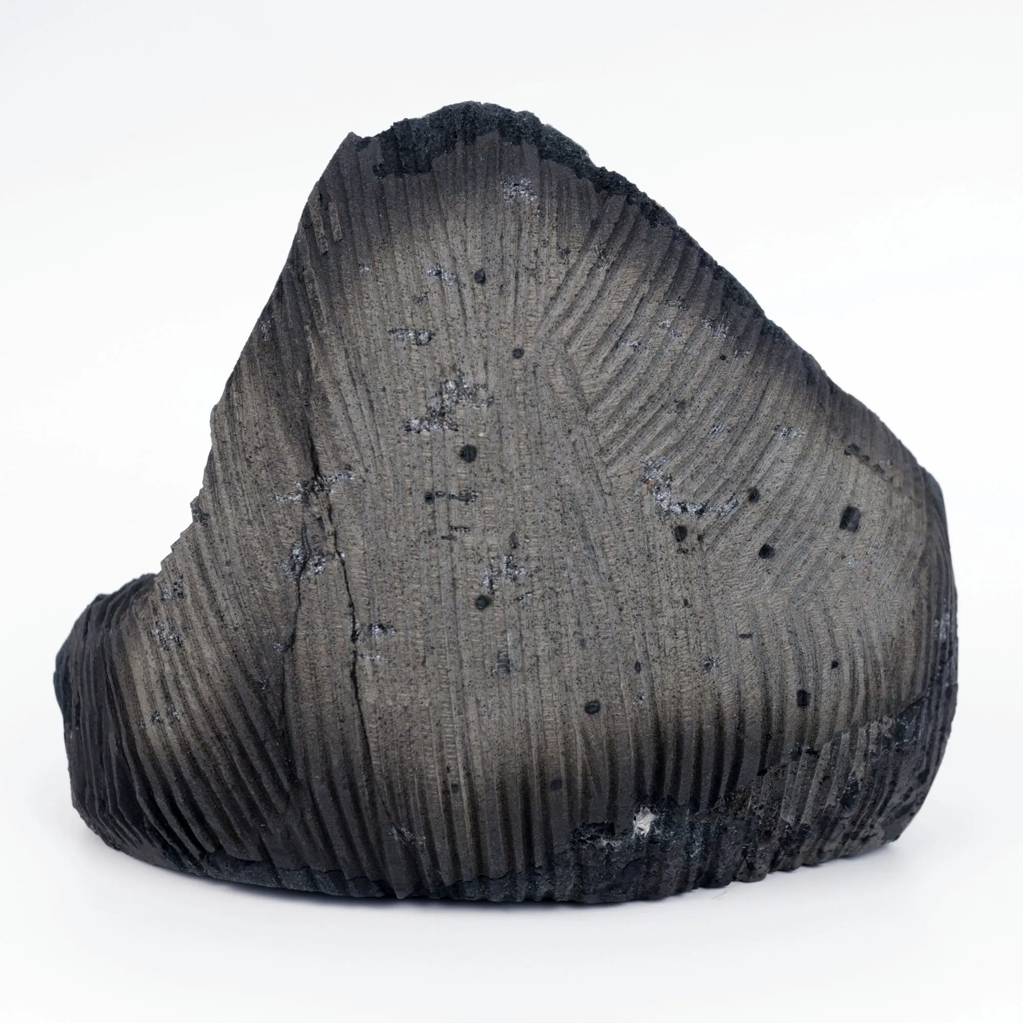 Black Chalcedony Vug With Pink Heulandite Petals Natural Mineral Specimen - image 7