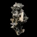 Black Chalcedony with Stilbite Heulandite Natural Mineral Specimen - image 2