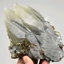 Black Dragonscale Calcite with Iridescent Chalcopyrite, Sweetwater Mine - image 1